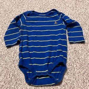 GAP Navy and Yellow Striped Kids Bodysuit